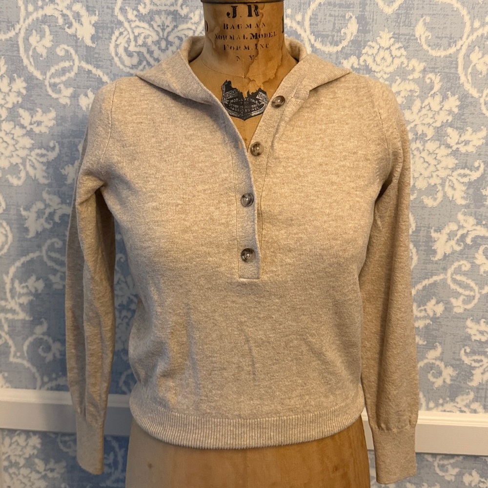 NWT LOFT Hoodie Sweater Sz XS PETITE